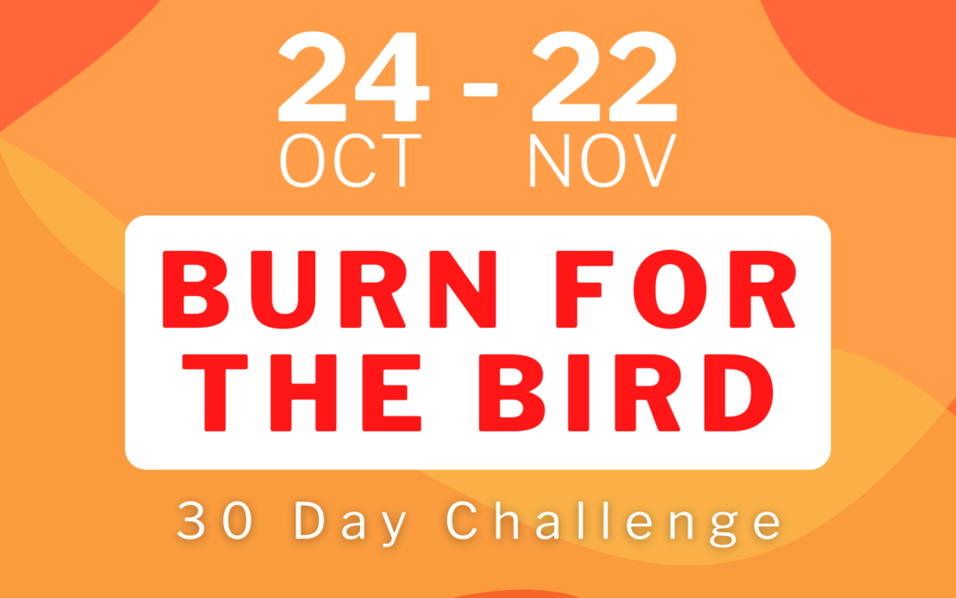 Burn for the Bird Oct 24 – Nov 22