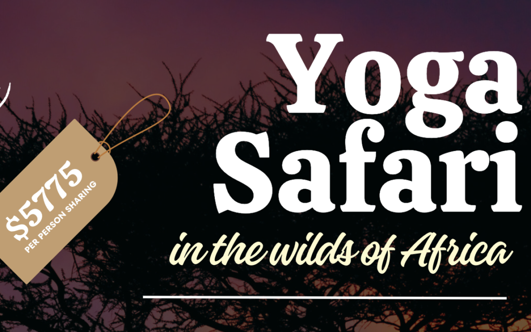 Yoga Safari in the wilds of Africa Nov 11-21